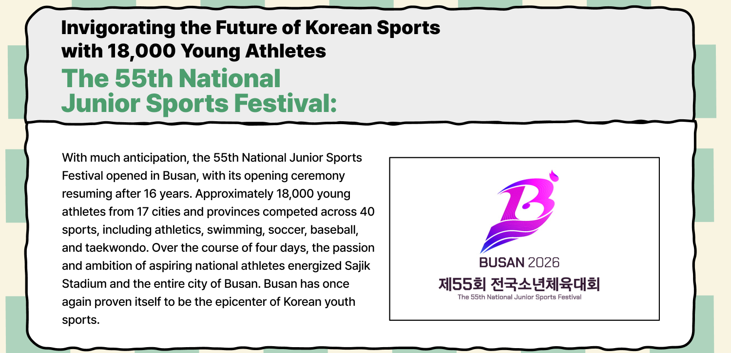 The 55th National Youth Sports Festival (Learn More)