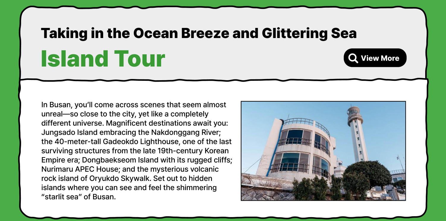Island Tour — Taking in the Ocean Breeze and Glittering Sea (View More)