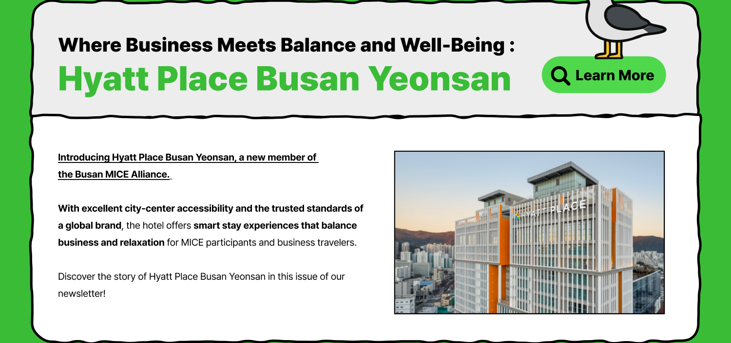Hyatt Place Busan Yeonsan — Where Business Meets Balance and Well-Being (Learn More)